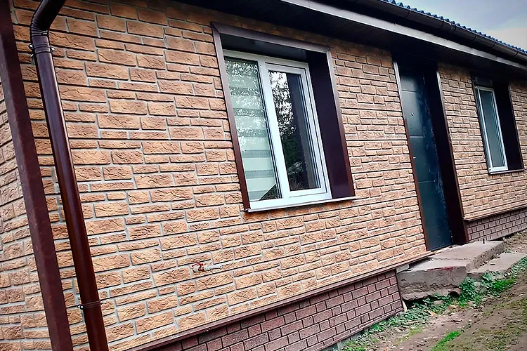 Монтаж фасада для дома